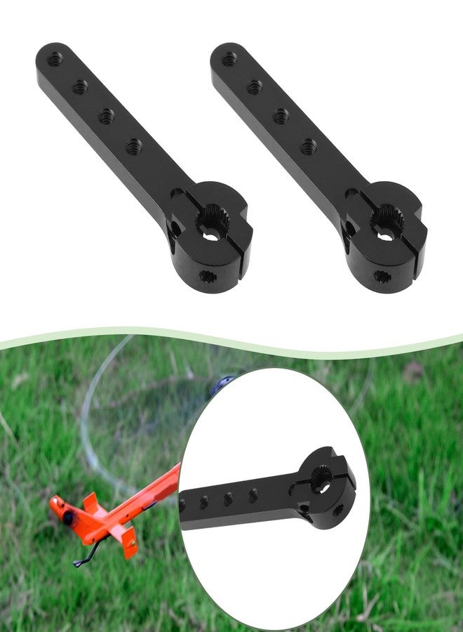 أوتوتك ذراع توجيه سيرفو قابل للتمديد من OTOTEC، قطعتان، 25T، طول إجمالي 56 مم، متوافق مع طائرات البلسا من 30 إلى 100 سم مكعب، متوافق مع Futaba، أسود - Image 3